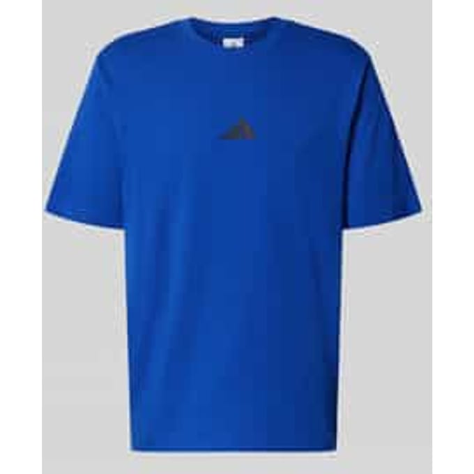 Adidas Essentials Small Logo Single Jersey T-shirt Met Korte Mouwen Blauw M / Regular Man