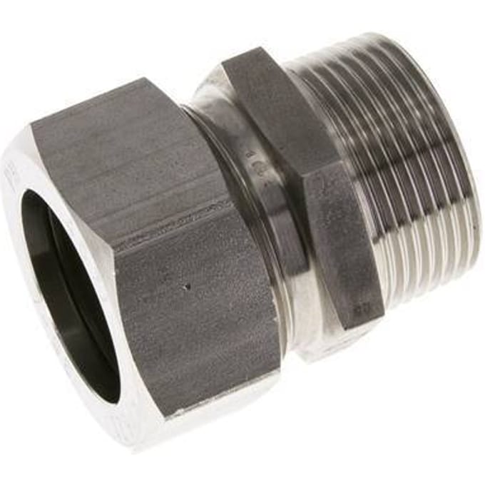35L & R1-1/4'' RVS Rechte Snijringkoppeling Buitendraad 160bar ISO 8434-1