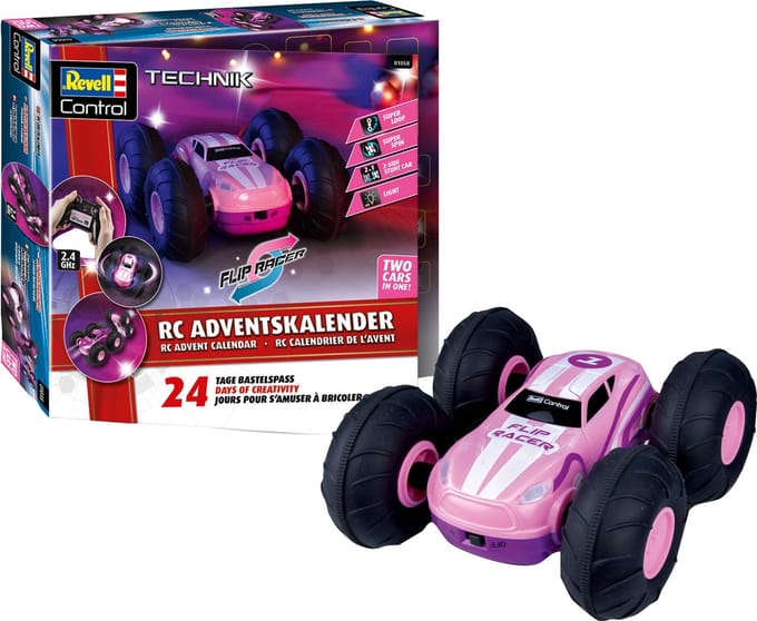 Revell Adventskalender - 01058 RC Stunt Auto -Flip Rr- Roze - RC Auto - 1:22