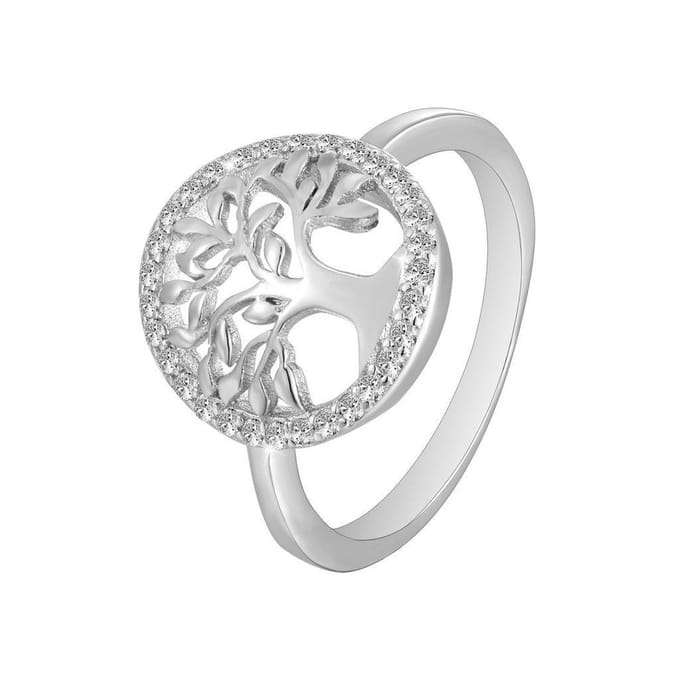 Di Lusso - Ring Chelles - Zirkonia - Zilver 925 - Dames - 18.00 mm