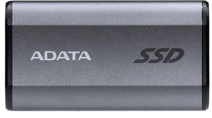 1TB USB 3.2 externe SSD in grijs