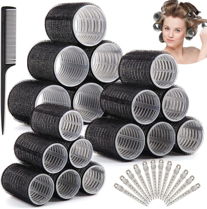 Krulspelden Set - 31 Stuks | Hittevrije Haarrollers voor Natuurlijke Krullen
