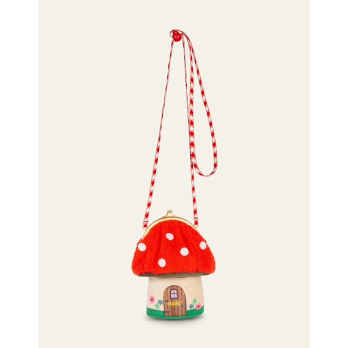 Oilily Fungo Frame Schoudertas- maatOne size Fiery Rood