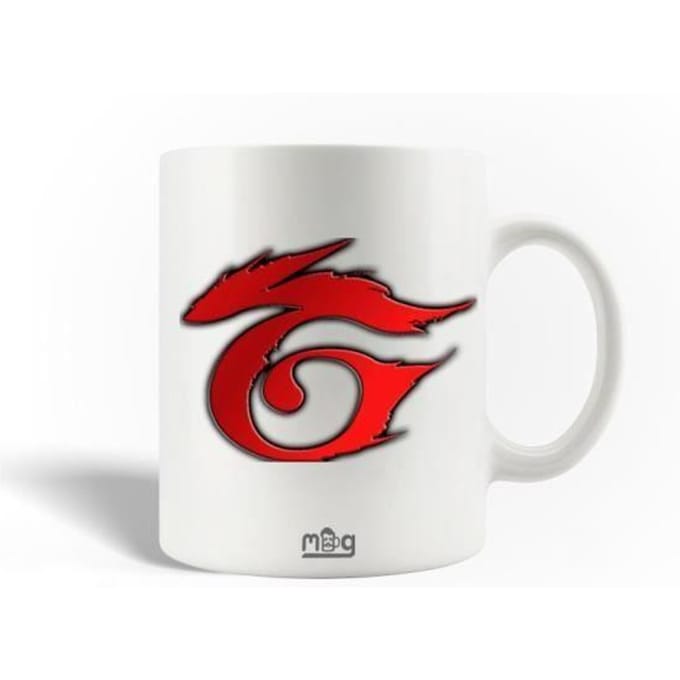 Mug en Céramique Garena Free Fire Jeu vidéo Logo Rouge
