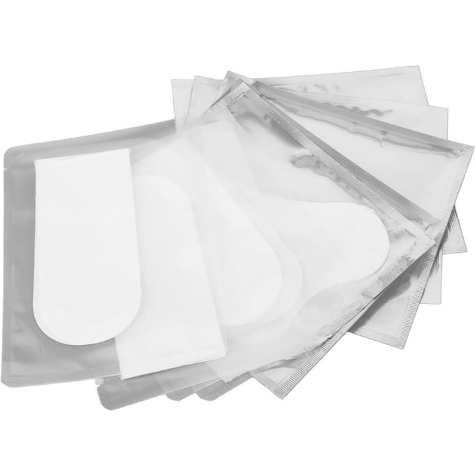 10 pièces Patchs Anti-Rides Cou Régénération de la Peau Restauration Élastique Hydrogel Coussinets Nuque white