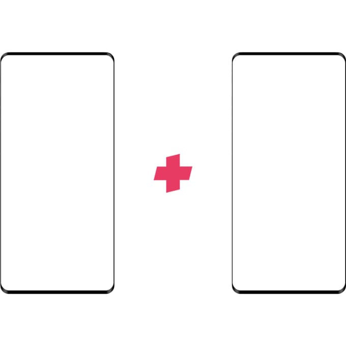DuoPack: Huawei P50 Pro screenprotector gehard glas Edge to Edge