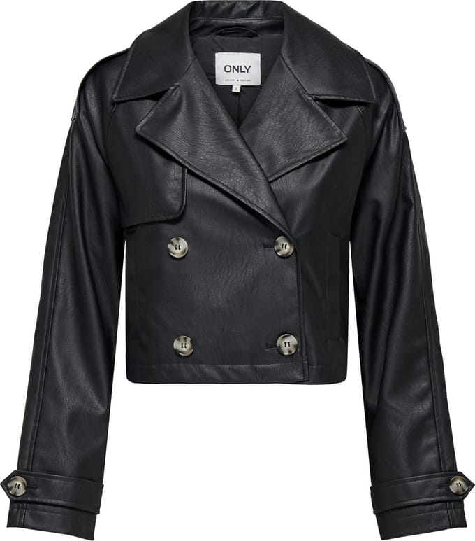 ONLY - ONLAMIA FAUX LEATHER JACKET CC OTW - Dames - Gewatteerde jassen