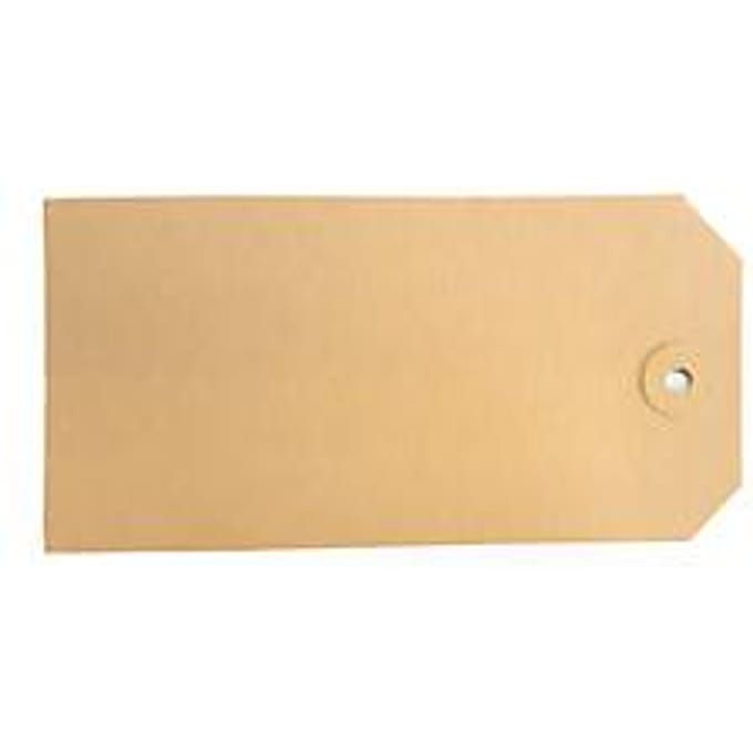Kartonnen hanglabels 40 x 80 mm, 1000 st.