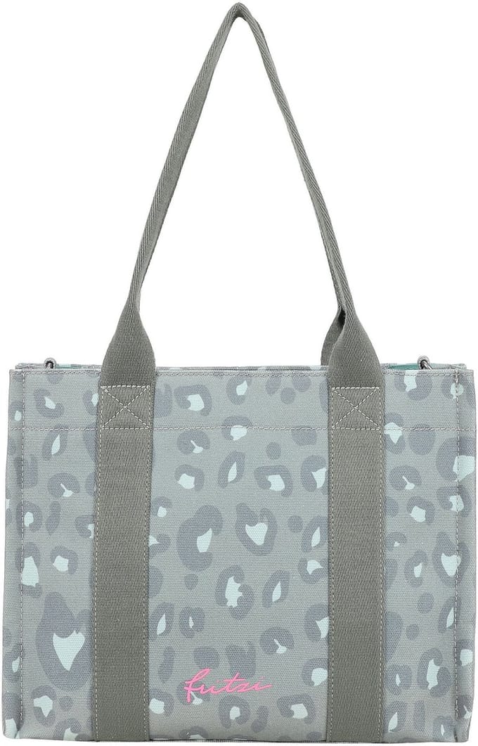 Fritzi aus Preußen schoudertas Tote Shopper Canvas Leo Jungle groen