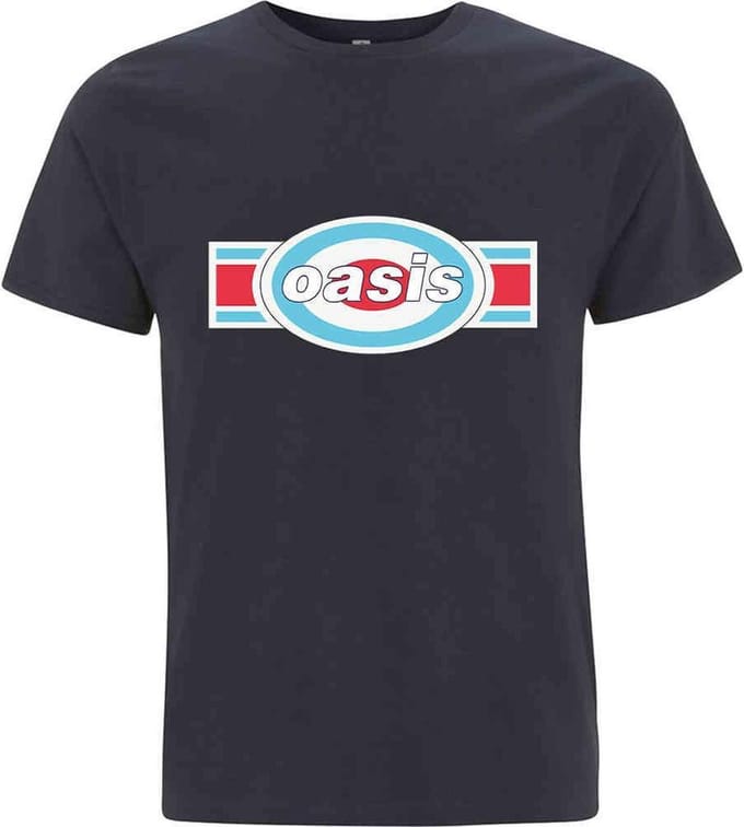 Oasis Heren Tshirt -2XL- Oblong Target Blauw