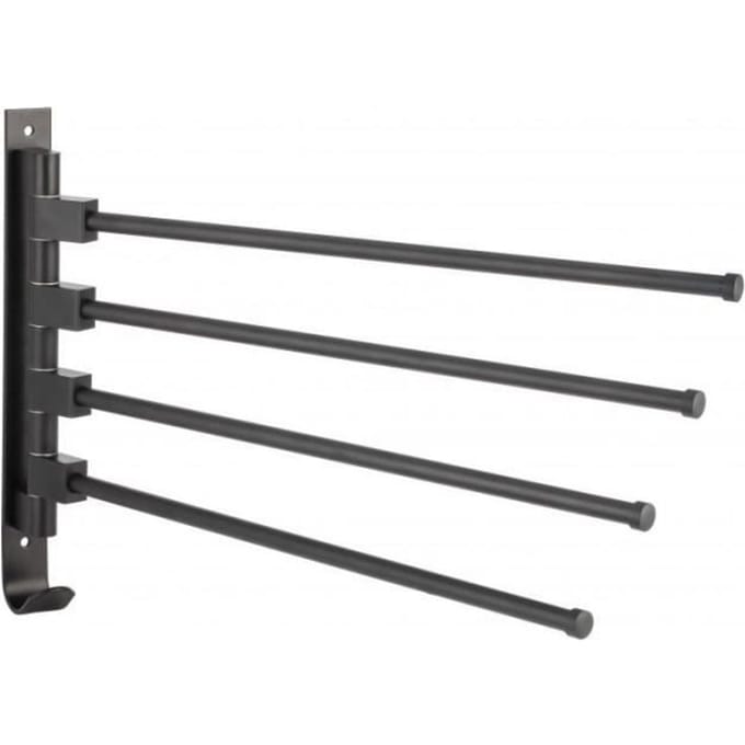 Porte-serviettes - muurschildering - 46,5x30,5 cm - noir zwart