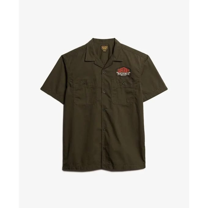 Superdry - Mechanic overhemd met korte mouwen - Heren - Shirts