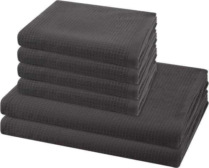 Ross Sonstiges 4 X handdoek 2 X douchehanddoek - in set 6 pack Pique