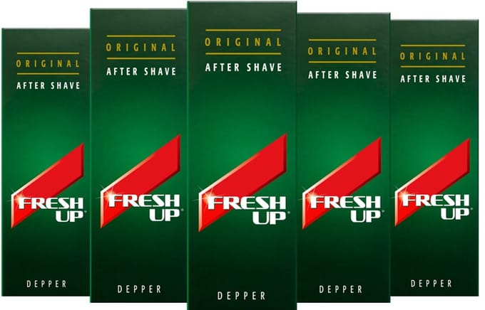 Fresh Up After Shave Depper - 5 x 100 ml