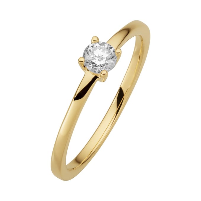 Orolino Ring Gold 585 mit einem echten Brilliant 0,25ct.