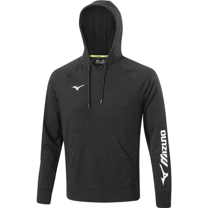 Mizuno Heren Badstof Hoodie (Zwart)