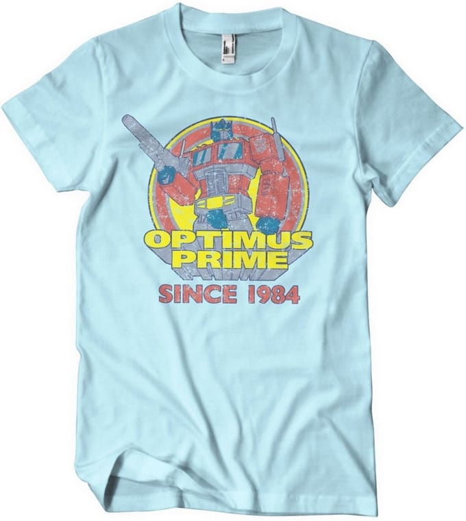 Transformers Optimus Prime - Since 1984 T-shirt Skyblue