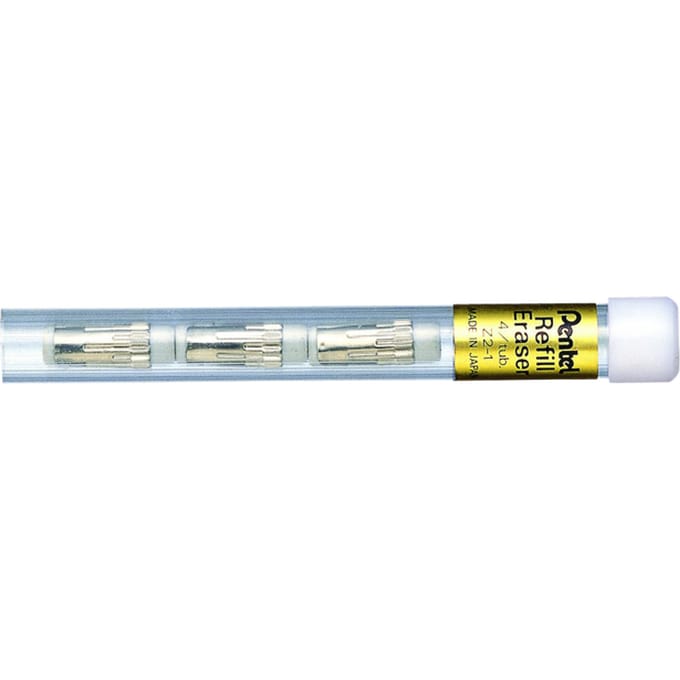 Reservegum Pentel Z2-1 voor vulpotlood koker à 4 stuks