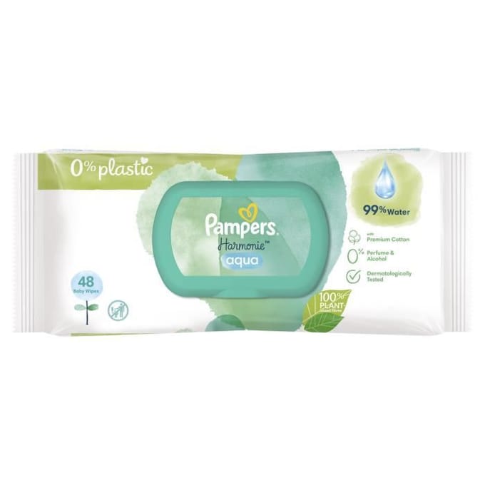 Pampers - Harmonie Aqua - Billendoekjes - 48 doekjes - 1 x 48