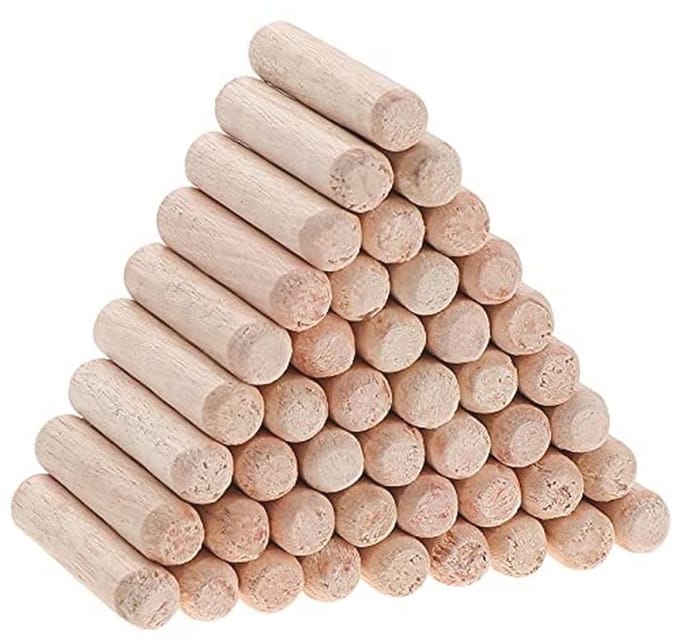 1000 Stks Houten Pluggen 6x30mm voor DIY en Timmerwerk