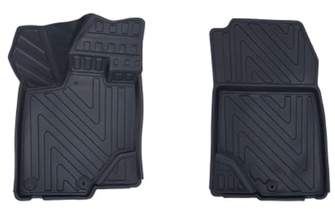 Rubbermatten Peugeot 3008 2023-heden (voorset) - Premium carbonlook