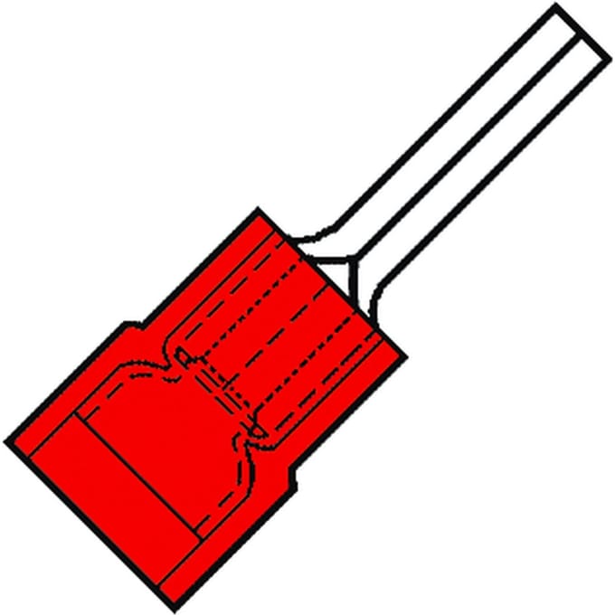 Geïsoleerde Pin Terminal P9 Nylon 0.5-1.5mm2 - 156653 [100 Stukken]