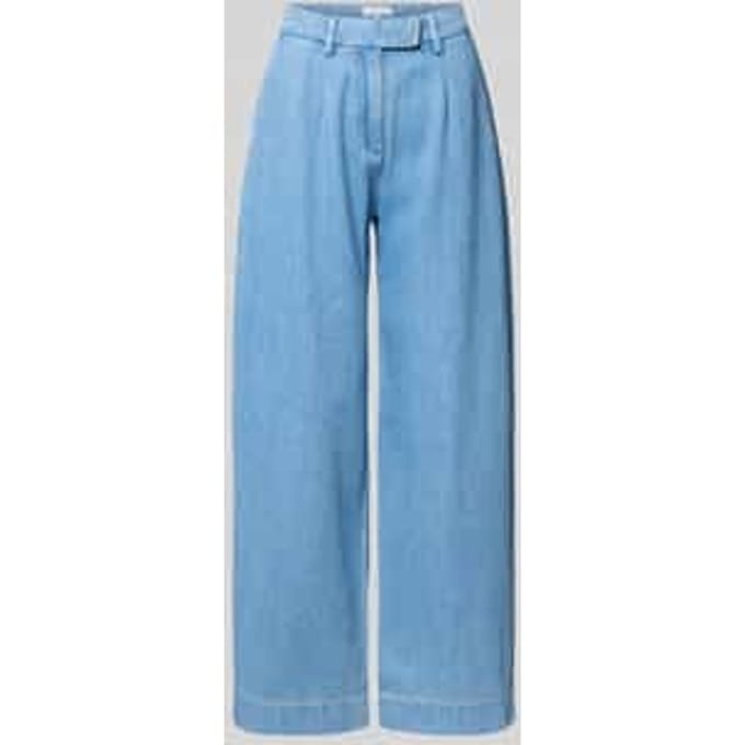 wide fit jeans met lyocell