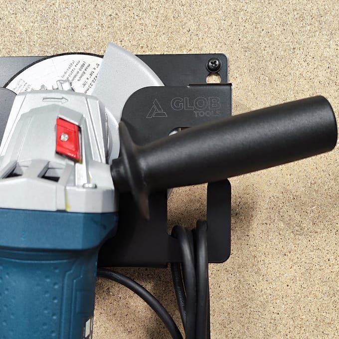 GLOB TOOLS - Muurhanger - Voor Haakse Slijper - Enkele Maxi - Metaal