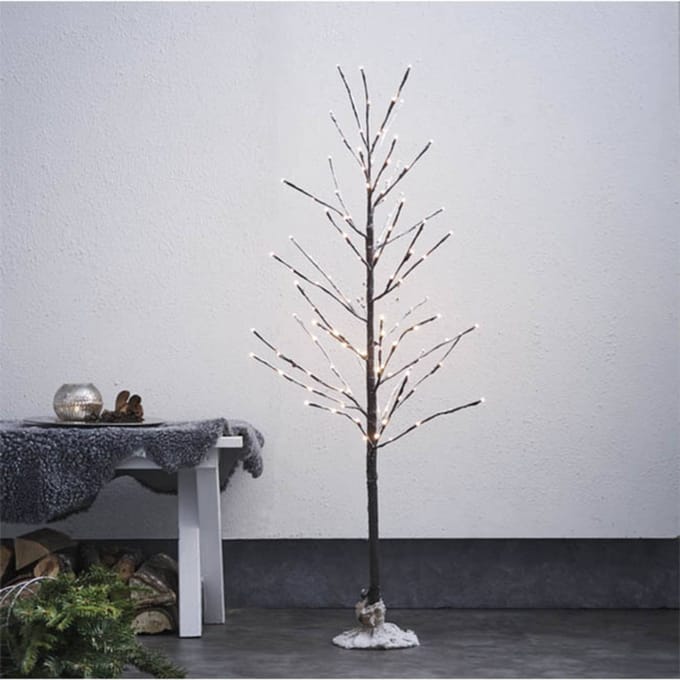 STAR TRADING LED decoratieve boom Tobby Tree IP44 bruin hoogte 120cm