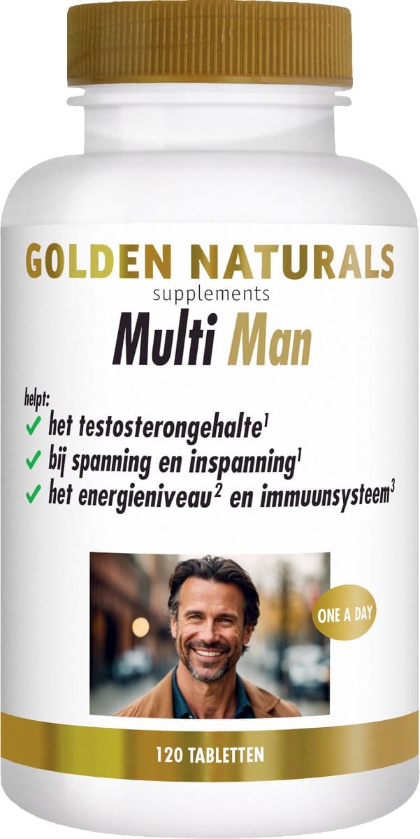 Golden Naturals Multi Man (120 vegetarische tabletten)