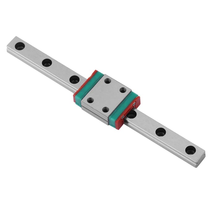 1 stuks LML7B Draagbare Hoge Precisie Miniatuur Lineaire Schuifrail Geleidingsblok 100 mm