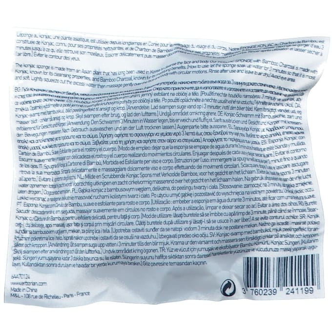 Erborian - Charcoal Konjac Sponge - 1 st