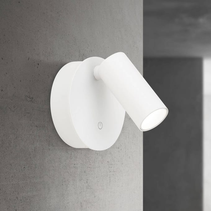 ORION LED-wandlamp Luxy, wit, aluminium, CCT, dimbaar