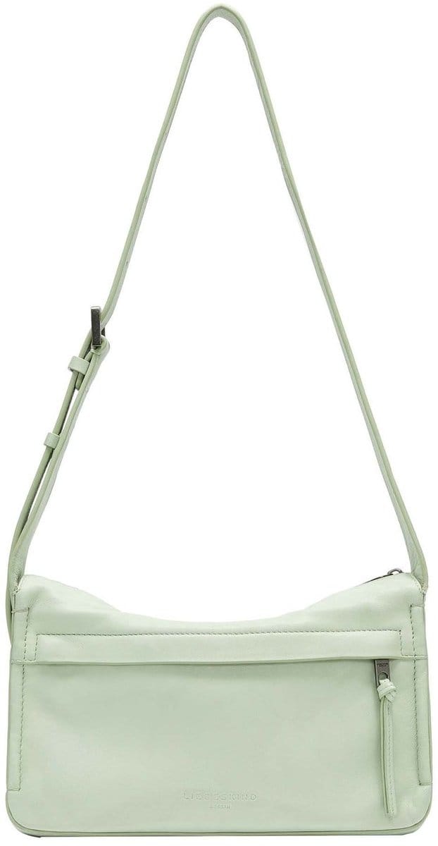 LIEBESKIND BERLIN Leren Schoudertas Sky Sheep Natural Hobo Bag Sage Mintgroen