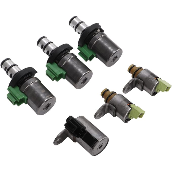 Ensemble de 6 solénoïdes de changement de vitesse de transmission 4F27E Remplacement pour Mazda 2 3 5 6 CX?7 MPV