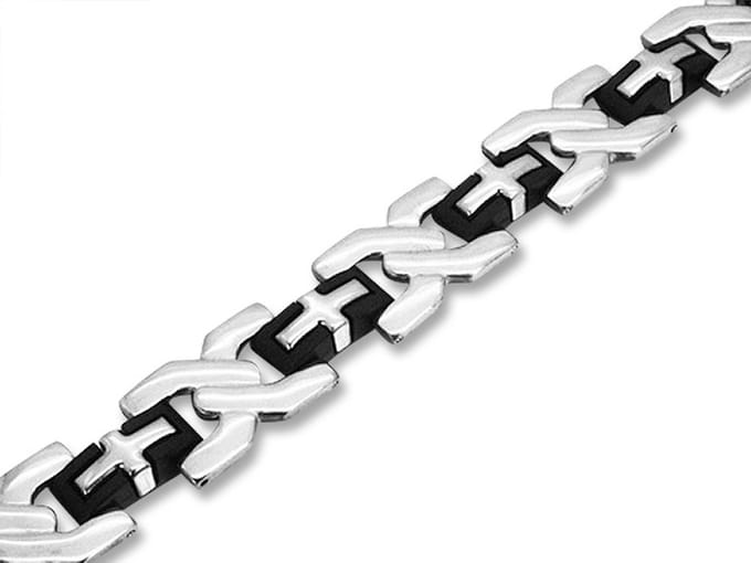 Montebello Armband Rubus S - 316L Staal - Kruis - 15mm - 22cm