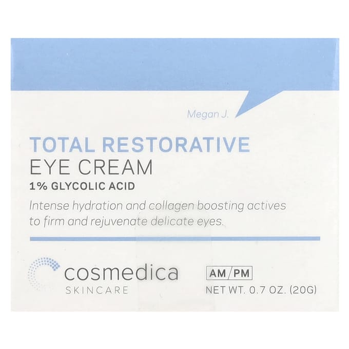 Cosmedica Skincare, Total Restorative Eye Cream, 20 g (0.7 oz) white