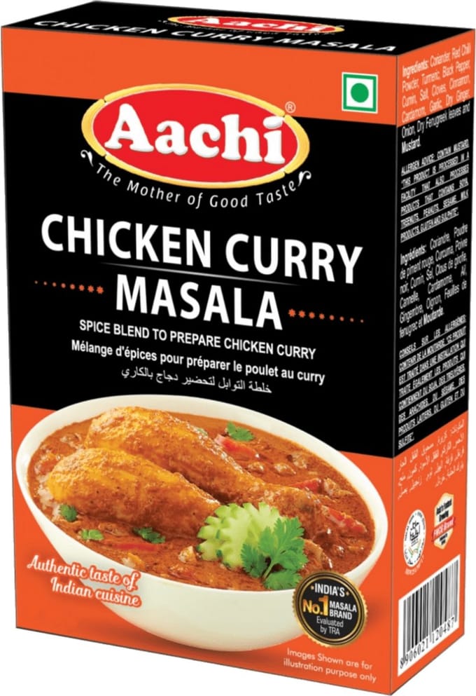 Aachi - Kruidenmix Kip Curry - Chicken Curry Masala - 3x 100g