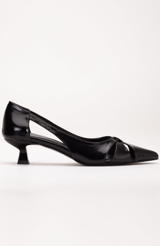 Sidal Kitten Heel Leren Pumps (Dames)
