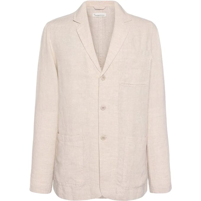 Linnen blazer KnowledgeCotton Apparel