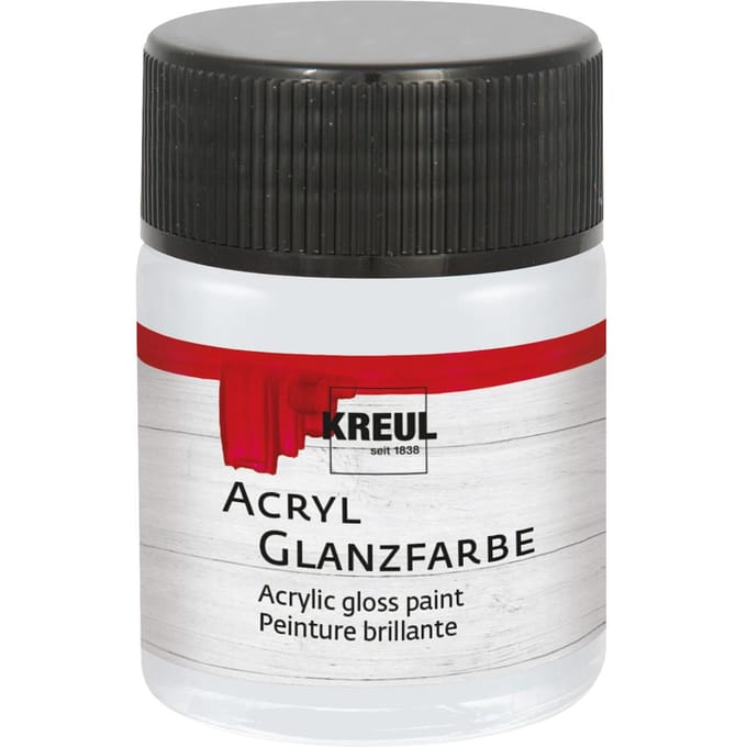KREUL Acrylglansverf, 50 ml - Lichtgrijs