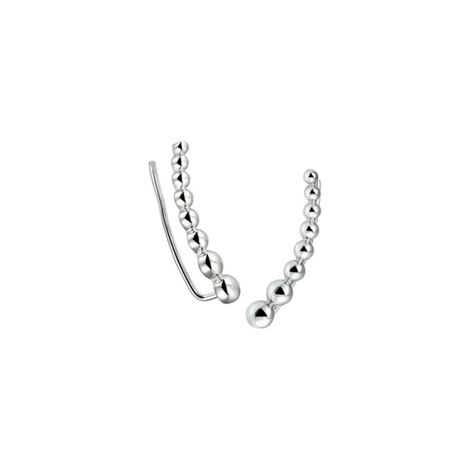 Zilveren Oorschuiven bolletjes - PSN1324586