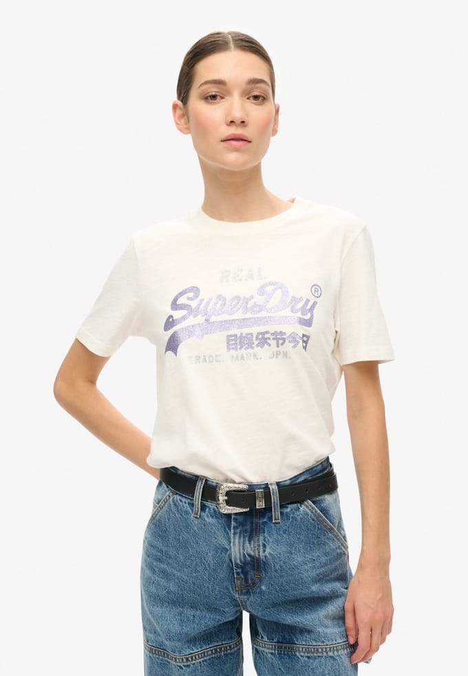 Superdry - Versierd VL Graphic T-shirt - Dames - T-shirts