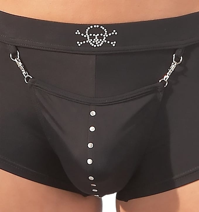 Svenjoyment Zwarte boxer met zakdetail - M