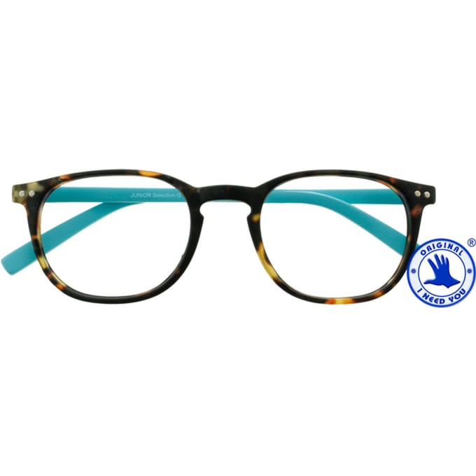 Leesbril I Need You +3.00 dpt Junior Selection bruin-turquoise