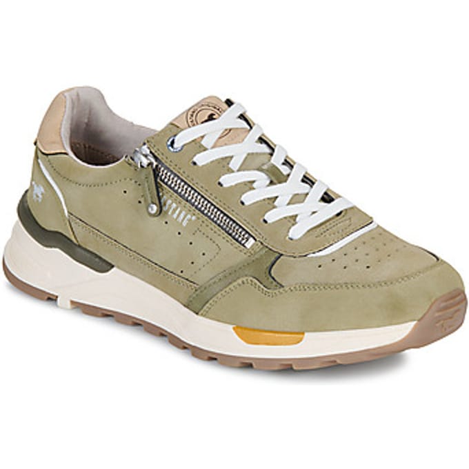 Mustang Sneakers groen Synthetisch - Maat 44