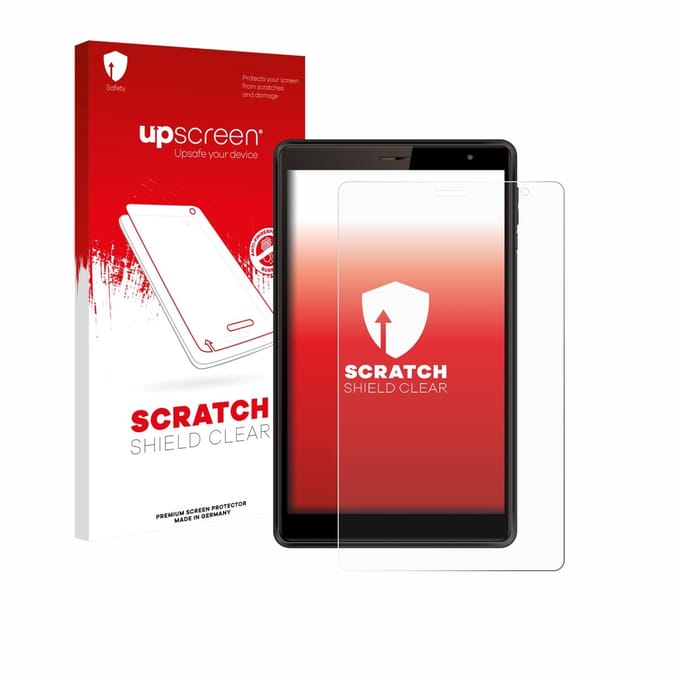 upscreen - Screenprotector voor Logicom Tab 80 8" - Folie Beschermfolie transparant