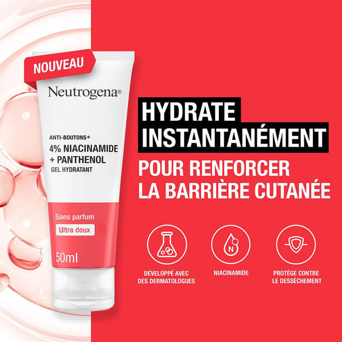 Neutrogena Anti-Boutons + Parfumvrije Hydraterende Gel 50 ml
