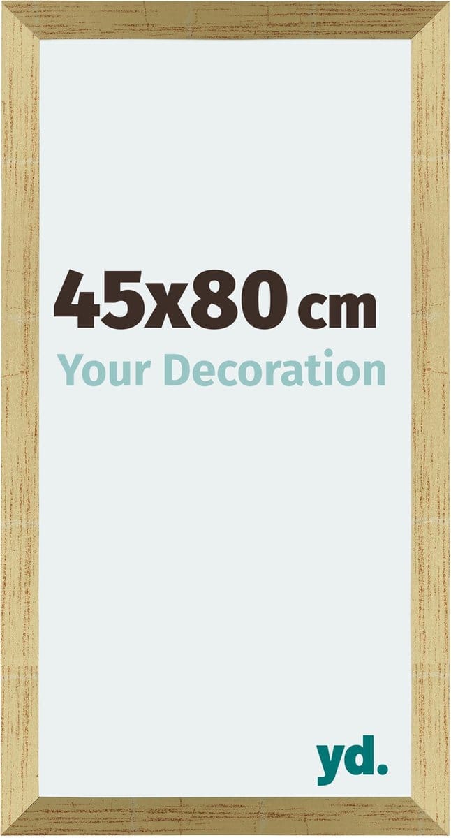 Your Decoration - Fotolijst 45x80 cm - MDF - Goud Glans - Mura