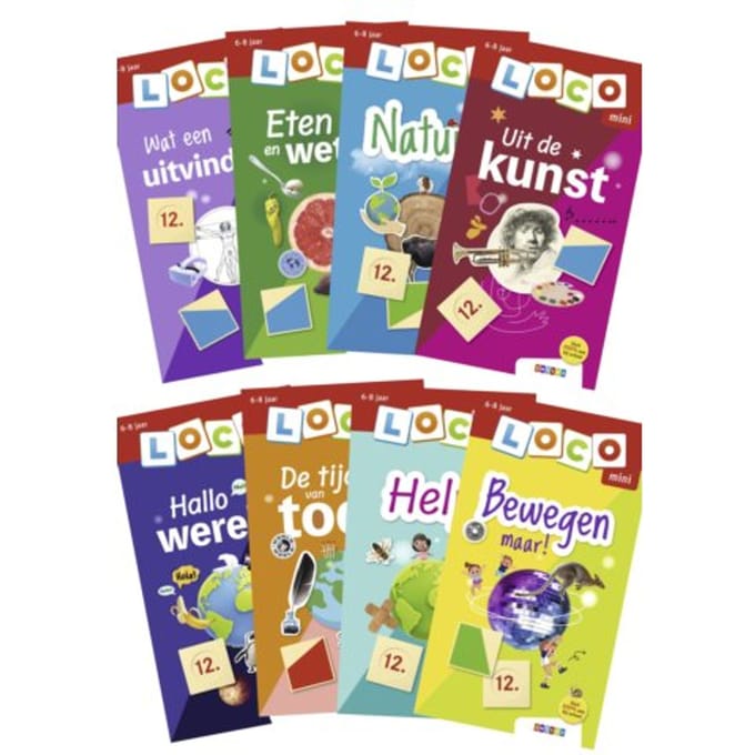 Loco Mini Pakket Code D (8 Boekjes) - Loco Mini